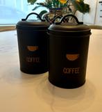 Potten met deksel koffie, Maison & Meubles, Cuisine | Casseroles & Poêles, Enlèvement, Comme neuf, Autres matériaux, Casserole, Bidon ou Boîte
