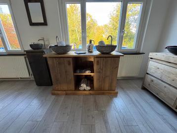 Badkamermeubel | 130 cm | Inclusief kranen en waskommen! beschikbaar voor biedingen