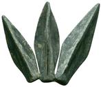 3 Romeinse bronzen pijlpunten, Antiek en Kunst, Verzenden, Brons