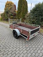 Enkelas aanhangwagen 200cm x 125cm, Ophalen, Gebruikt