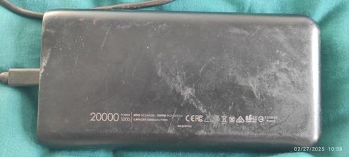 sp power S200 Powerbank 20.000 mAh LED indicator 2 times use, Telecommunicatie, Powerbanks, Gebruikt, Ophalen of Verzenden