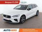Volvo V60 2.0 D3 R-Design (bj 2019, automaat), Auto's, Gebruikt, 1969 cc, Wit, Leder