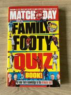 Match of the Day Family Footy Quiz Book, Match of the day, Ophalen of Verzenden, Zo goed als nieuw, Balsport