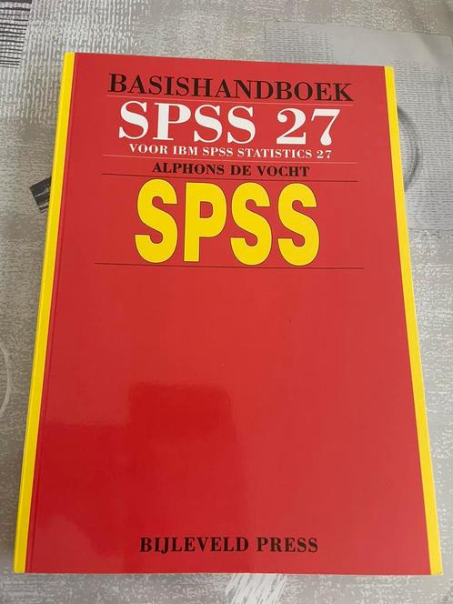 boek basishandboek spss 27 isbn 9789055482771 juni 2021, Livres, Livres scolaires, Comme neuf, Enlèvement ou Envoi