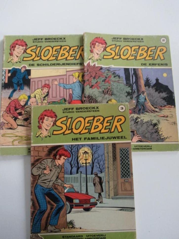 sloeber./.pats / tits / dag en heidi, Boeken, Stripverhalen, Gelezen, Ophalen of Verzenden