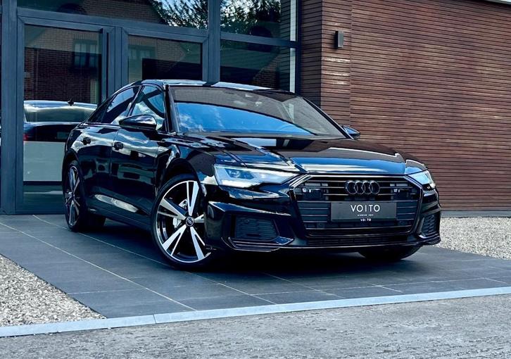 Audi A6 45TFSI S tronic S-LINE/ALL BLACK/21"/ACC/CAM/CARPLAY, Auto's, Audi, Bedrijf, Te koop, A6, ABS, Achteruitrijcamera, Adaptieve lichten