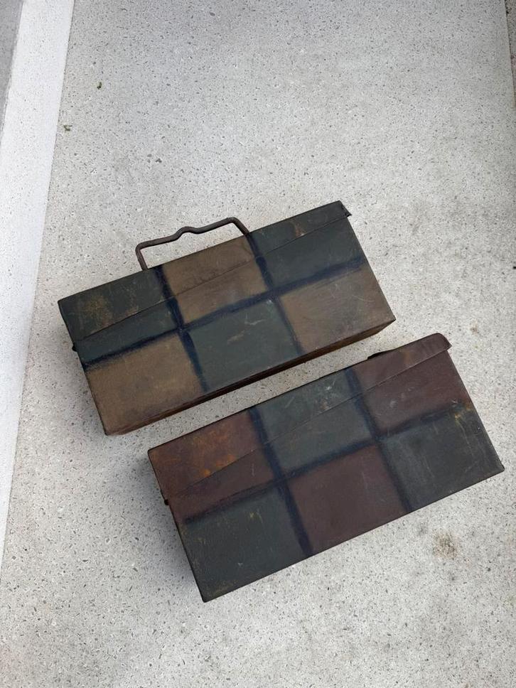 Lot van 2 Duitse MG kisten wo1, Verzamelen, Militaria | Algemeen, Ophalen of Verzenden