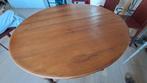 Ronde, houten eettafel met mogelijkheid tot uitbreiding, Ophalen, Zo goed als nieuw, Rond, Overige houtsoorten