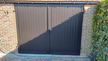 Garagepoort, Doe-het-zelf en Bouw, Deuren en Vliegenramen, Ophalen, 120 cm of meer, Garagedeur, Zo goed als nieuw