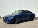 ✅ Mercedes-Benz C 43 AMG 4-Matic 9G-Tronic Pano Facelift, Auto's, Mercedes-Benz, Automaat, 4 deurs, Blauw, 2996 cc