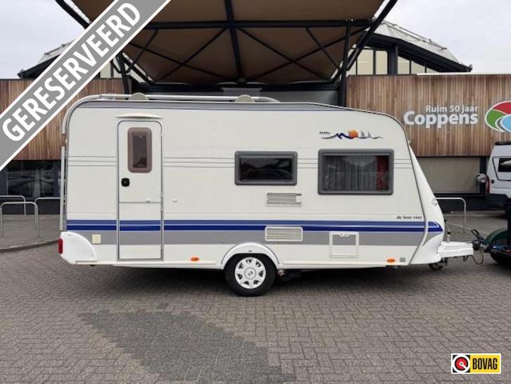 Hobby De luxe Easy 440 SF 2006 MOVER + LUIFEL!, Caravans en Kamperen, Caravans, tot en met 4, 1000 - 1250 kg, Treinzit, Hobby