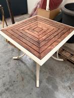 Tuintafel vierkant, Tuin en Terras, Ophalen, Zo goed als nieuw, Vierkant