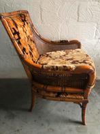 Antieke vintage bamboe fauteuil giorgetti, Ophalen
