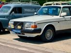 Volvo 240 2.3 Polar handbak, 190k km, trekhaak, lederen bekl, Auto's, 4 deurs, Zwart, Centrale vergrendeling, Wit