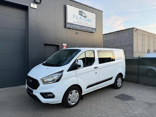 FORD CUSTUM DUBBEL CABINE AUTOMAAT BJ2020 5PLAATSEN EURO6D, Auto's, Bestelwagens en Lichte vracht, Bedrijf, Te koop, ABS, Achteruitrijcamera