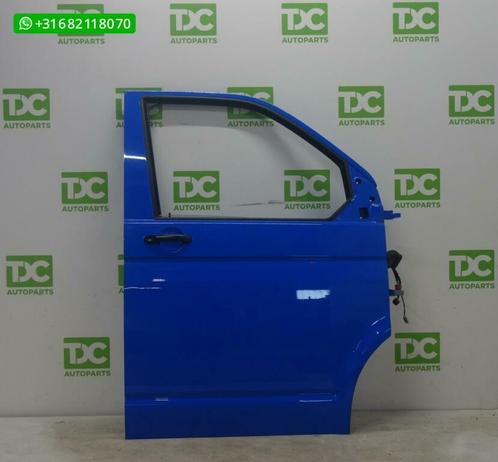 Volkswagen transporter T6 ('15-'18) Voorportier rechts blauw, Auto-onderdelen, Carrosserie, Deur, Volkswagen, Voor, Rechts, Gebruikt