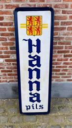 Emaille bord Hanna Pils., Verzamelen, Merken en Reclamevoorwerpen, Zo goed als nieuw, Ophalen