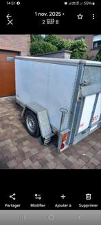 Remorque fermée 1500kg BCW, Autos : Divers, Remorques, Enlèvement
