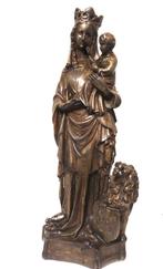 Statue Marie Christ structure bois artisanat H60👀😍💑🙏, Enlèvement ou Envoi