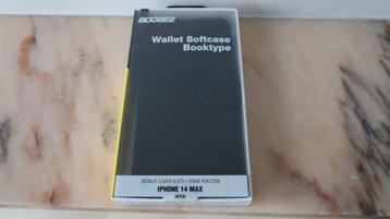 Iphone 14 max softcase booktype beschikbaar voor biedingen