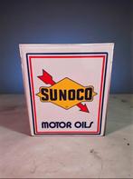 Hele grote lichtreclame, lichtbak van Sunoco Motor Oils️️⛽️, Enlèvement, Utilisé, Table lumineuse ou lampe (néon)