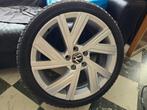 18'' VW velgen + BRIDGESTONE winterbanden 225/40R18 M+S, Auto-onderdelen, Banden en Velgen, 18 inch, Gebruikt, Banden en Velgen