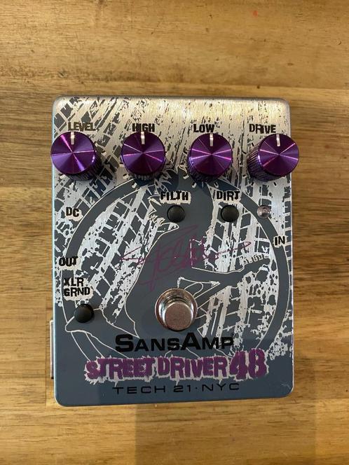 Tech 21 SanSamp Street Driver 48 Frank Bello Signature, Muziek en Instrumenten, Effecten, Zo goed als nieuw, Distortion, Overdrive of Fuzz