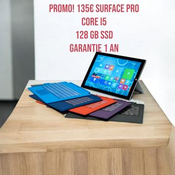 Surface pro core i5 128 gb garantie 1 an 135€ beschikbaar voor biedingen