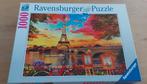 Ravensburger puzzel Eiffeltoren 1000 stukjes, Hobby en Vrije tijd, Ophalen of Verzenden, 500 t/m 1500 stukjes, Gebruikt, Legpuzzel