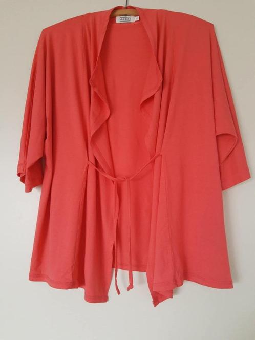 Masai koraaljas/vest, L/XL, Kleding | Dames, Jassen | Zomer, Zo goed als nieuw, Maat 42/44 (L), Oranje, Ophalen of Verzenden