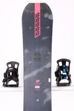 150 160 snowboard K2 EST. 87, p-tex topsheet, Black/red, Sport en Fitness, Verzenden, Gebruikt, Bindingen