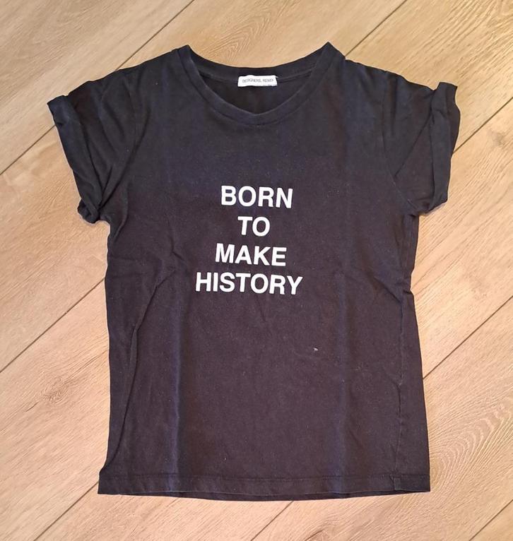 Designer Remix - Born To Make History - 12 jaar, Kinderen en Baby's, Kinderkleding | Maat 152, Gebruikt, Meisje, Shirt of Longsleeve