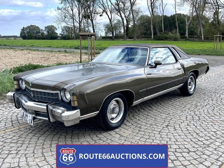Chevrolet Monte Carlo | 1973 | Route 66 Auctions, Autos, Oldtimers & Ancêtres, Entreprise, Achat, Chevrolet, Essence, Autre carrosserie