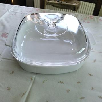 Cocotte pyrex avec couvercle Corning micro-ondes plus beschikbaar voor biedingen
