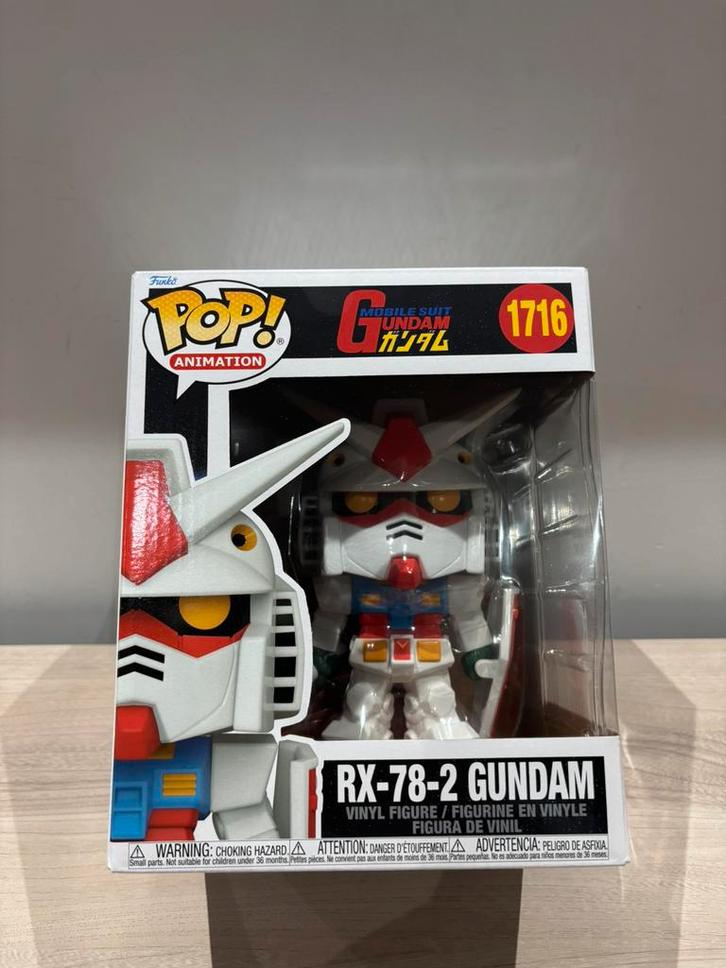 Funko Pop! Mobile Suit Gundam: RX-78-2 Gundam #1716, Verzamelen, Poppetjes en Figuurtjes, Zo goed als nieuw, Ophalen of Verzenden
