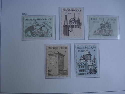 STAMPS België 2288/92 **/mn, Postzegels en Munten, Postzegels | Europa | België, Postfris, Orginele gom, Overig, Zonder envelop