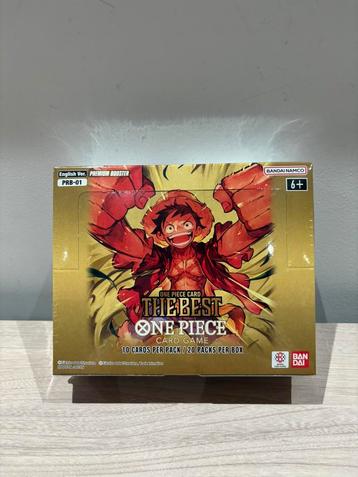 One Piece Card Game PRB01 - The Best Booster Box sealed disponible aux enchères