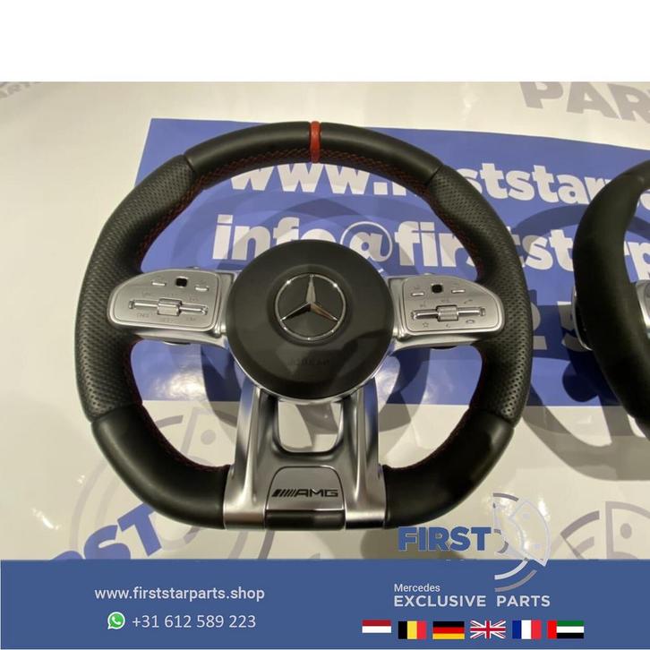 2020 AMG STUUR + AIRBAG A35 A45 CLA45 C63 E63 GLC63 GLE63 GT, Auto-onderdelen, Besturing, Mercedes-Benz, Gebruikt, Ophalen of Verzenden