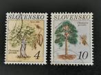 Slovakije 1993 - bomen, natuurbescherming, Ophalen of Verzenden, Overige landen, Gestempeld
