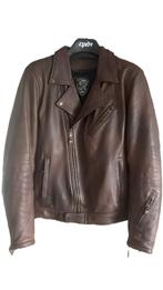 Dexter bruin lederen motorvest, Motos, Dexter, Manteau | cuir, Enlèvement, Neuf, sans ticket