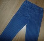 Blauwe jeans met fijne streep (140), Kinderen en Baby's, Meisje, Ophalen of Verzenden, Broek, Zo goed als nieuw