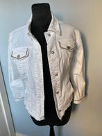 Veste en jean blanche à strass LIU JO - IT 44 = Belgian 38, Neuf, Taille 38/40 (M), Enlèvement ou Envoi, Liu Jo