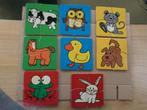 Puzzles 4 pièces pour les tout petits - 8 différents, Ophalen of Verzenden, Minder dan 10 stukjes, Gebruikt, 6 maanden tot 2 jaar