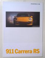 Brochure Porsche 911 Carrera RS 1995 in het Engels, Boeken, Auto's | Folders en Tijdschriften, Ophalen, Zo goed als nieuw, Porsche