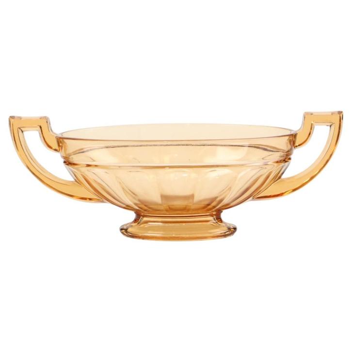 Art Deco Val Saint Lambert Fruitschaal Noémie Ovaal Luxval 1, Antiek en Kunst, Antiek | Glaswerk en Kristal, Ophalen of Verzenden