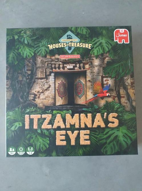 Houses of treasure: Itzamna’s eye - escape game, Hobby en Vrije tijd, Gezelschapsspellen | Bordspellen, Zo goed als nieuw, Een of twee spelers