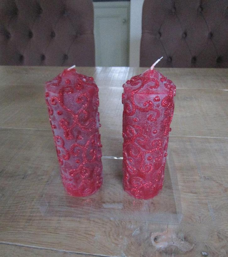 verschillende kaarsen, Huis en Inrichting, Woonaccessoires | Kandelaars en Kaarsen, Zo goed als nieuw, Kaars, Wit, Beige, Blauw