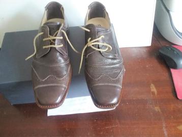 Paire de chaussure neuf en cuir pointure 40 de marque scapa, Enlèvement ou Envoi, Neuf, Brun, Scapa