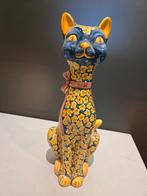 Beeldje poes Handgemaakte Siciliaanse majolica Caltagirone, Antiek en Kunst, Ophalen of Verzenden