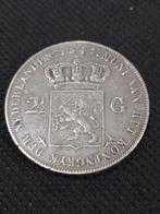 2 1/2 gulden 1847 Nederland, Postzegels en Munten, Munten | Nederland, Ophalen of Verzenden, Zilver